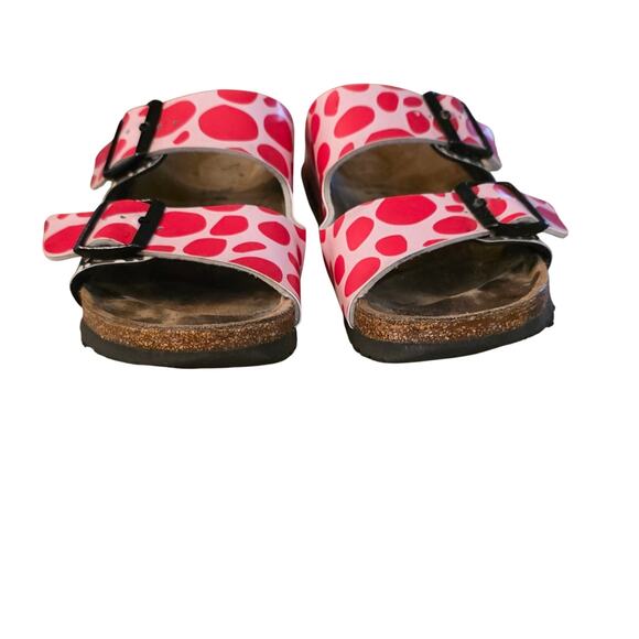 Birkenstock Arizona Two Tone Dots Pink/Red, 38 - Picture 2 of 6